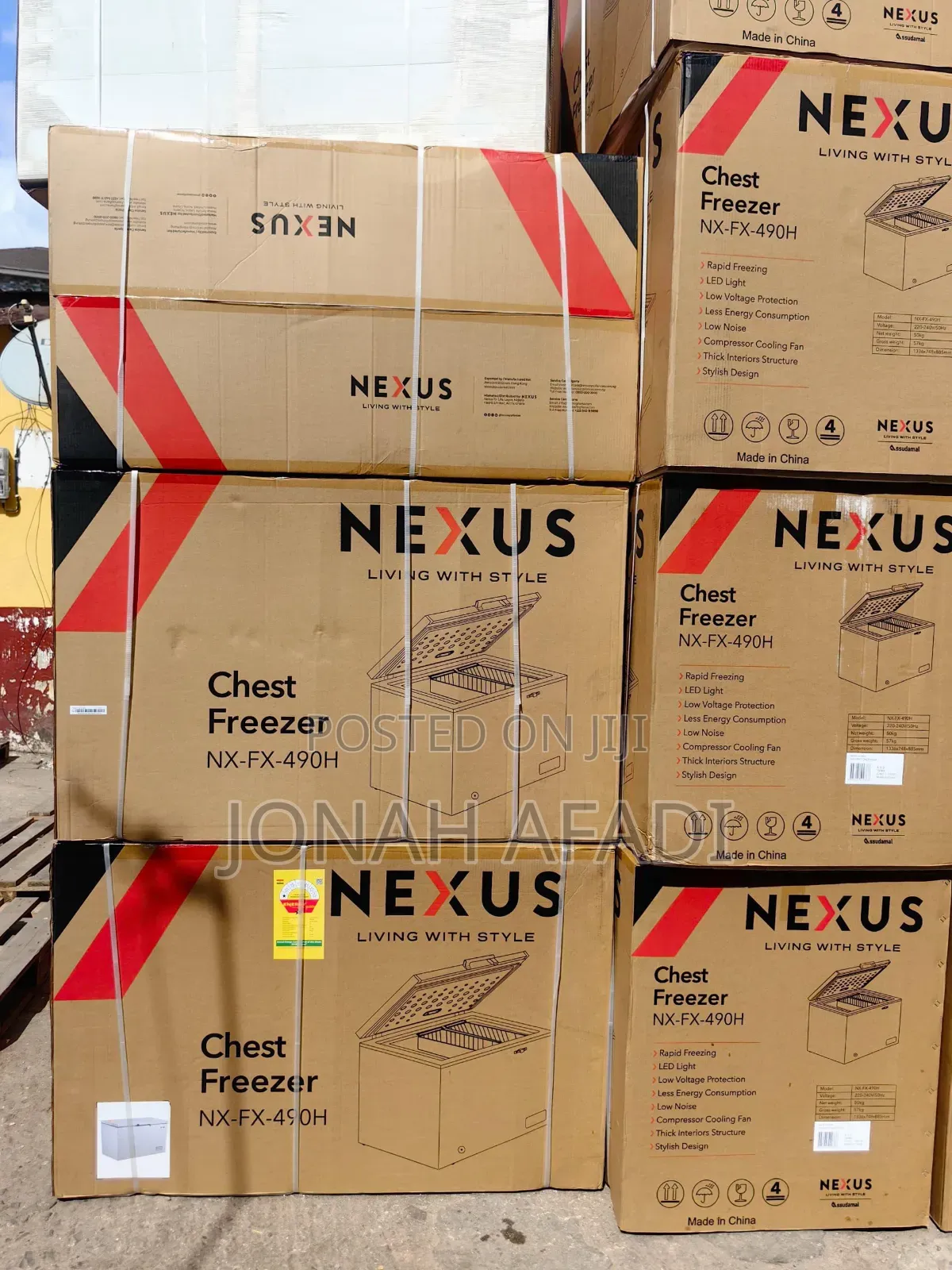 Nexus 380 Litres Chest Freezer Nx-490he