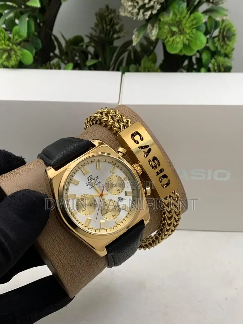 Casio Edifice Chronograph Watch With Bracelet