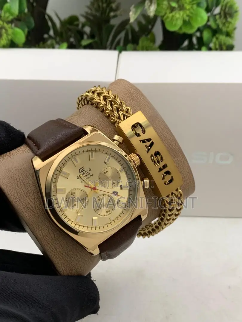 Casio Edifice Chronograph Watch With Bracelet
