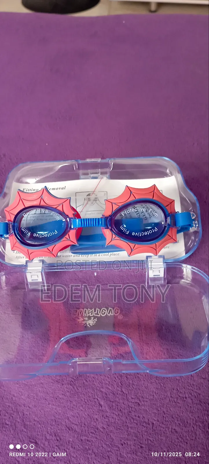 Spiderman Swimming Goggles for Kids