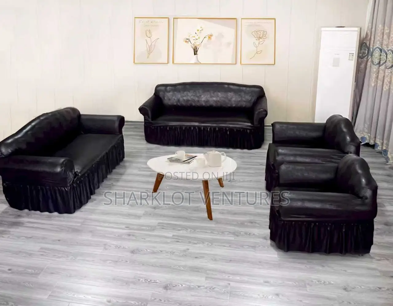 Leather Sofa Cover 4 PCS Set Waterproof