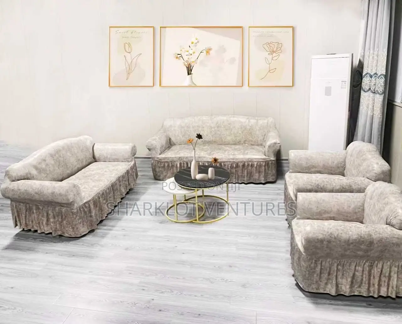 Leather Sofa Cover 4 PCS Set Waterproof
