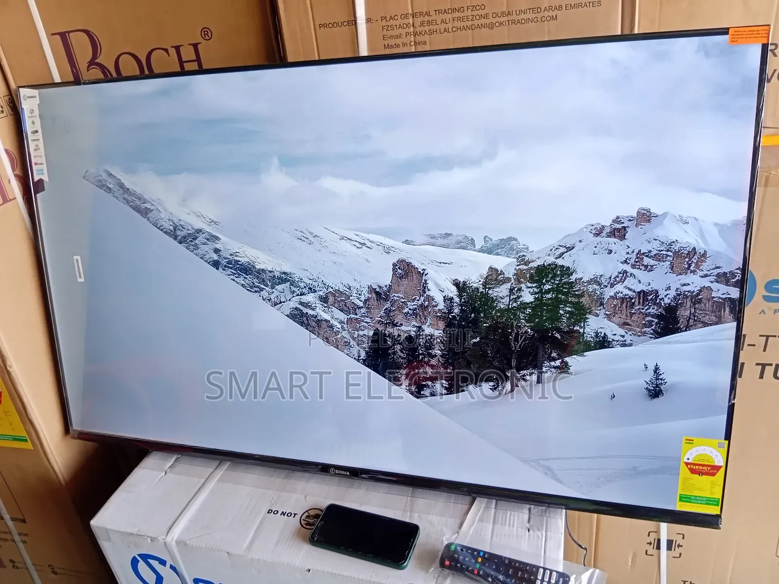 Sigma 55” Smart-Tv Big, Bold Beautiful