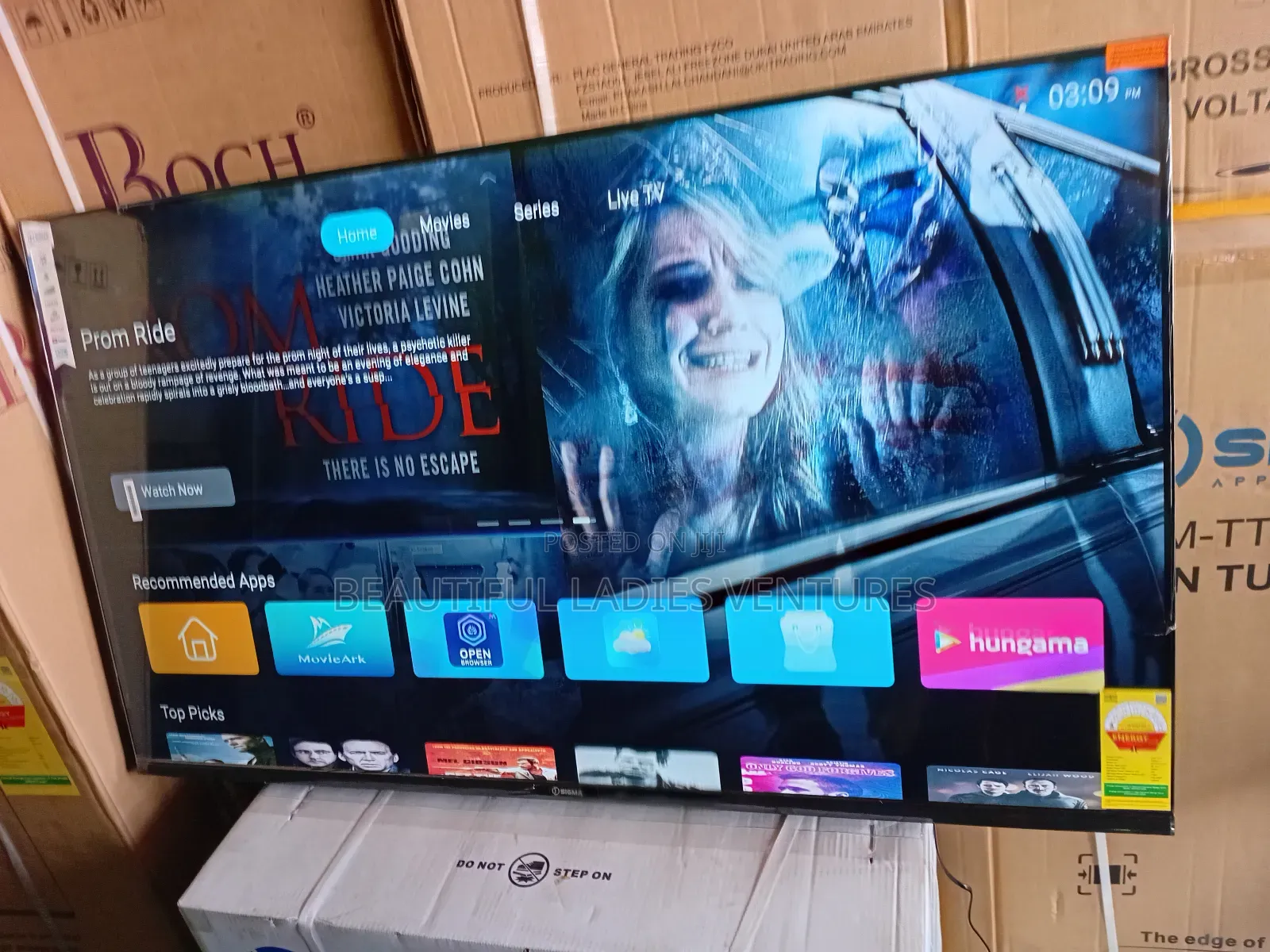 Elegant 55-Inch Smart Led Tv With Ultra Hd Clarity and Smart Streaming