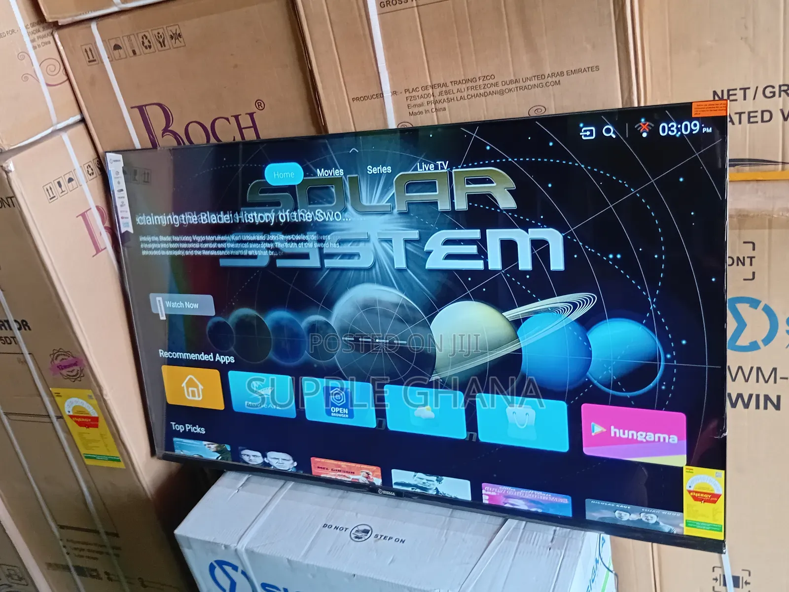 Brand New Sigma Smart Tv 55 Inches – Hot Sale!