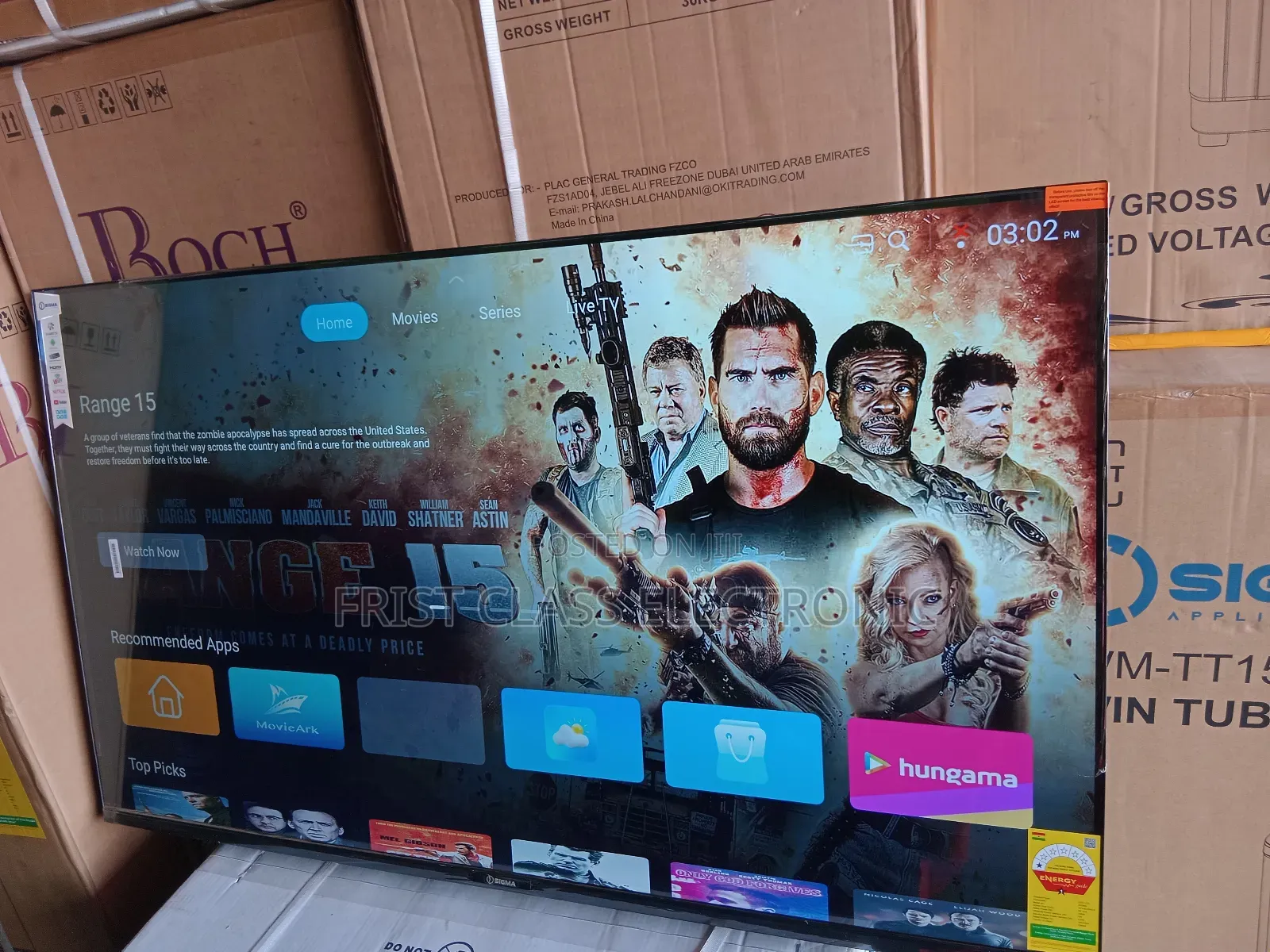 Sigma 55 Inch Smart Tv – Wi-Fi, Hdmi, Netflix Youtube