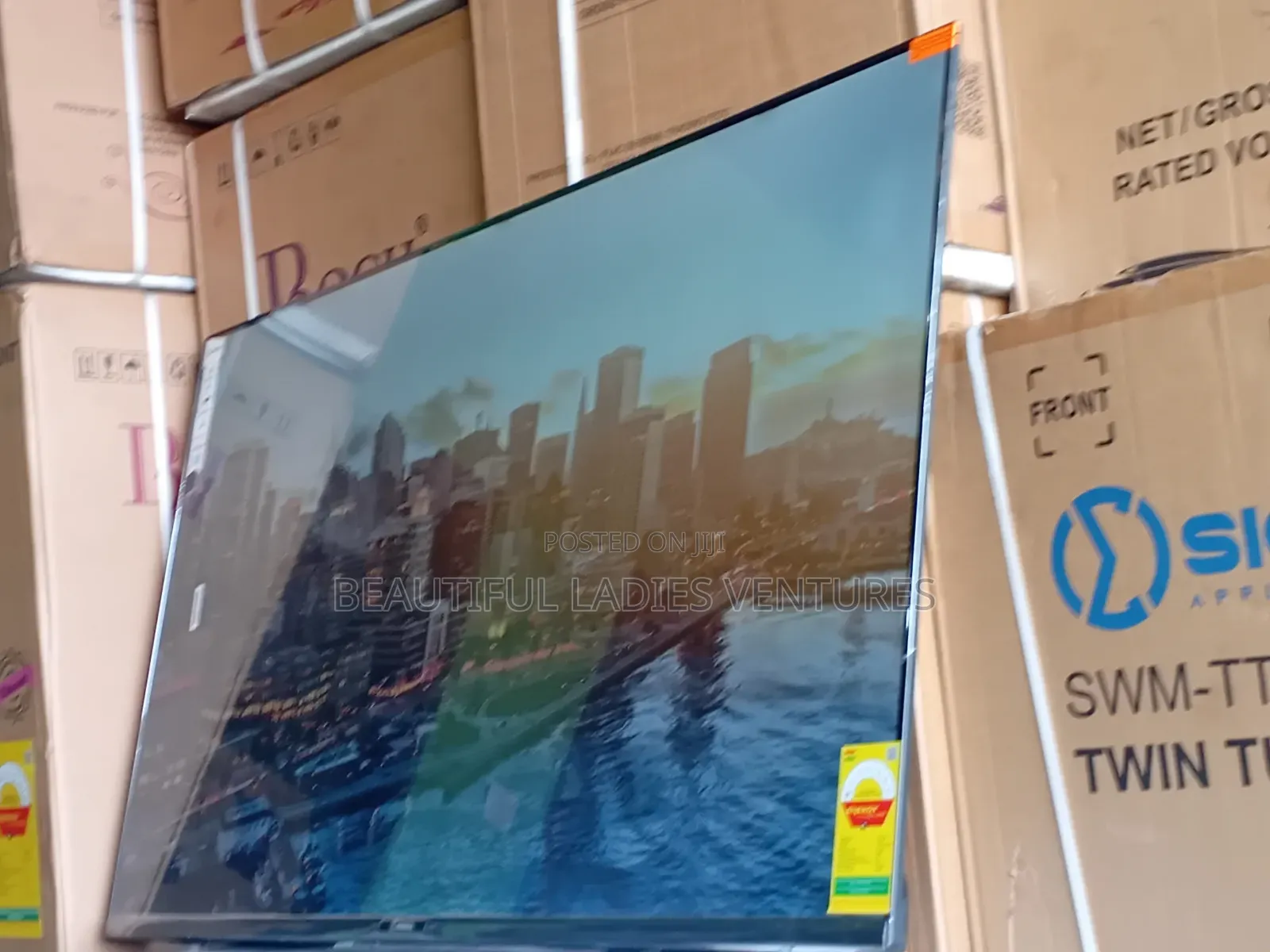 Ssigma Smart Television With Slim Design Crystal Display Technology Tv