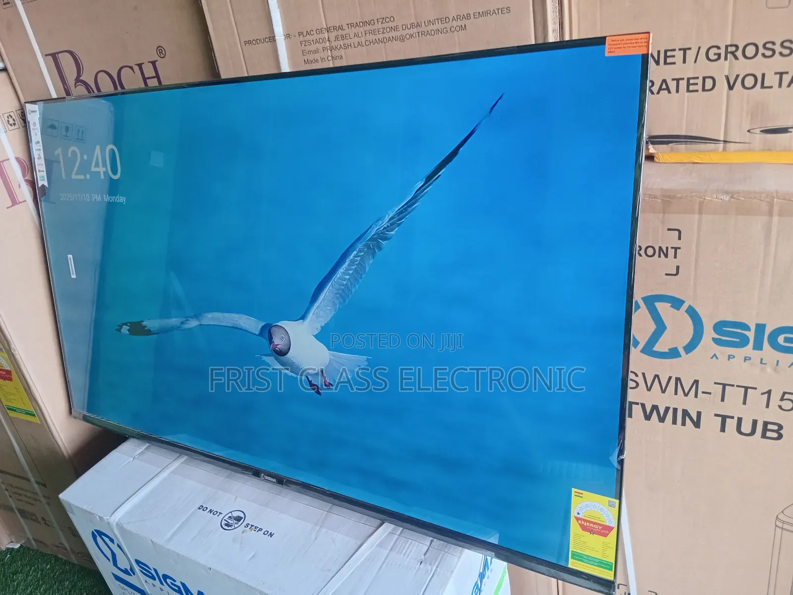 Sigma 55 Inches Smart Display – Bright Screen, Deep Sound