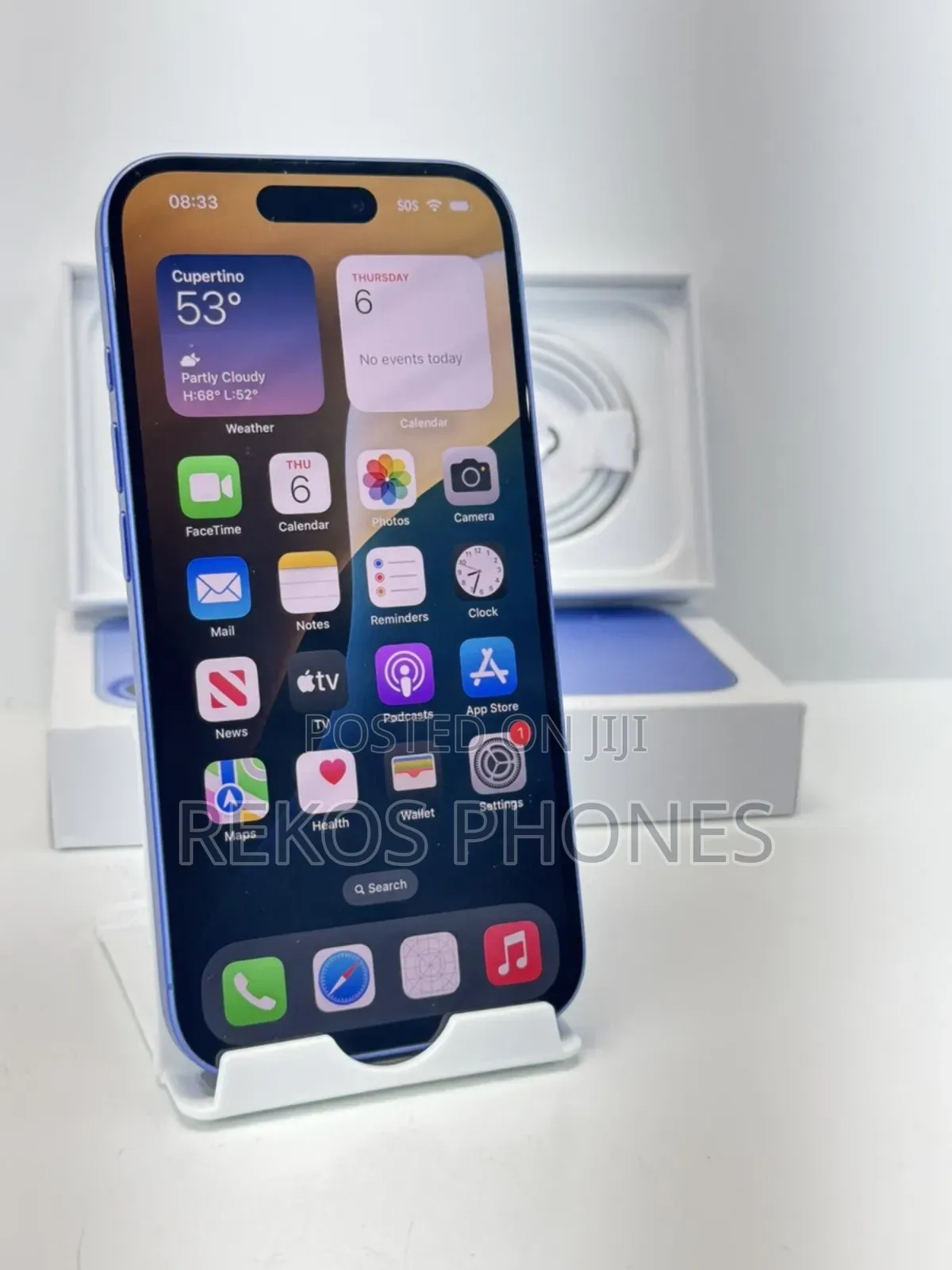 New Apple iPhone 16 128 GB Blue