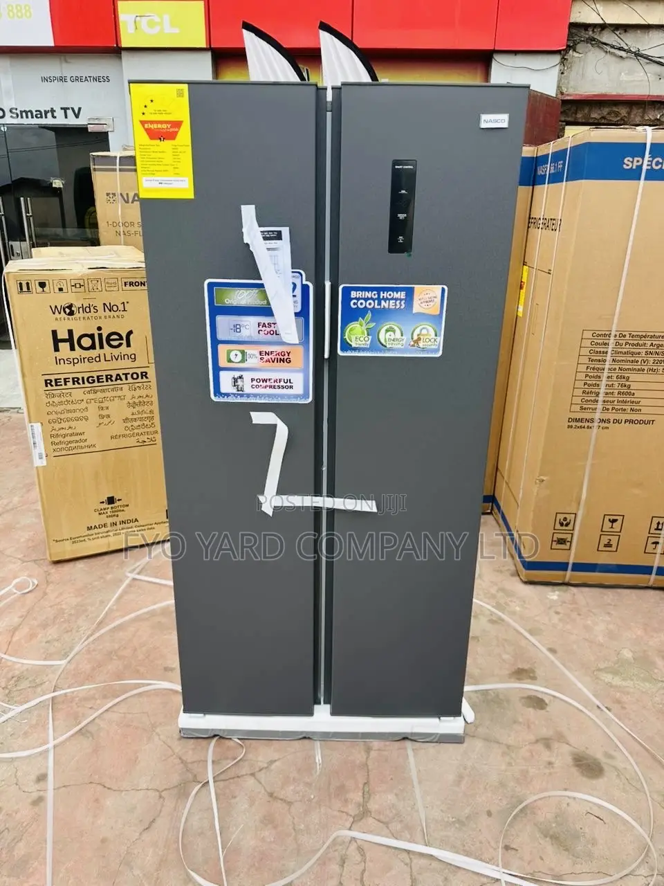 Latest in Town Nasco 400ltrs Side by Side Refrigerator