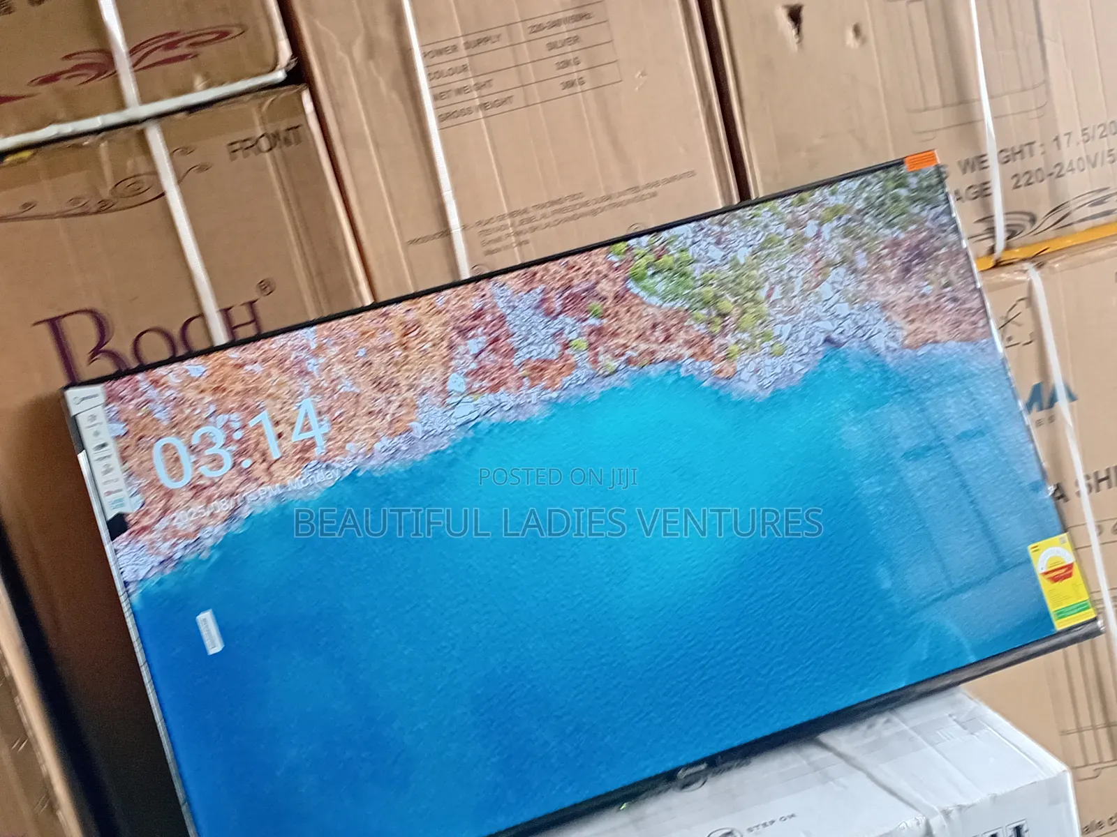 Immersive 55-Inch Smart Flat Screen Ideal for Movies, Sports, Gaming