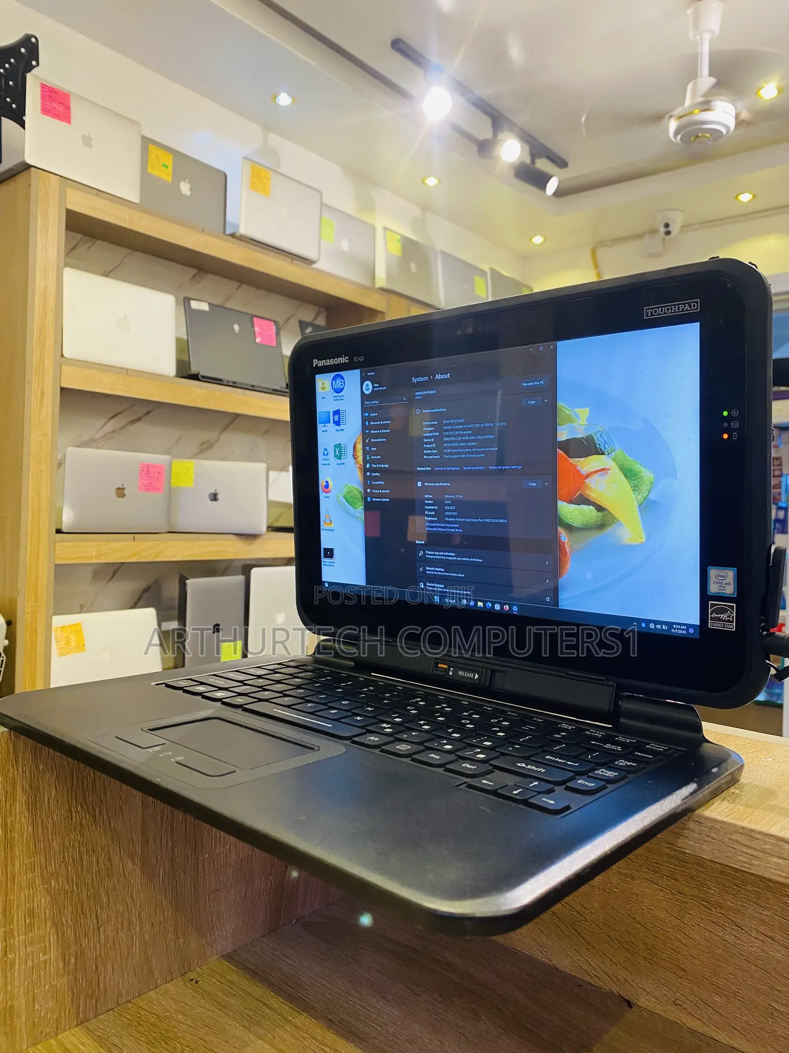 Laptop Panasonic FZ-M1 8GB Intel Core I5 SSD 128GB