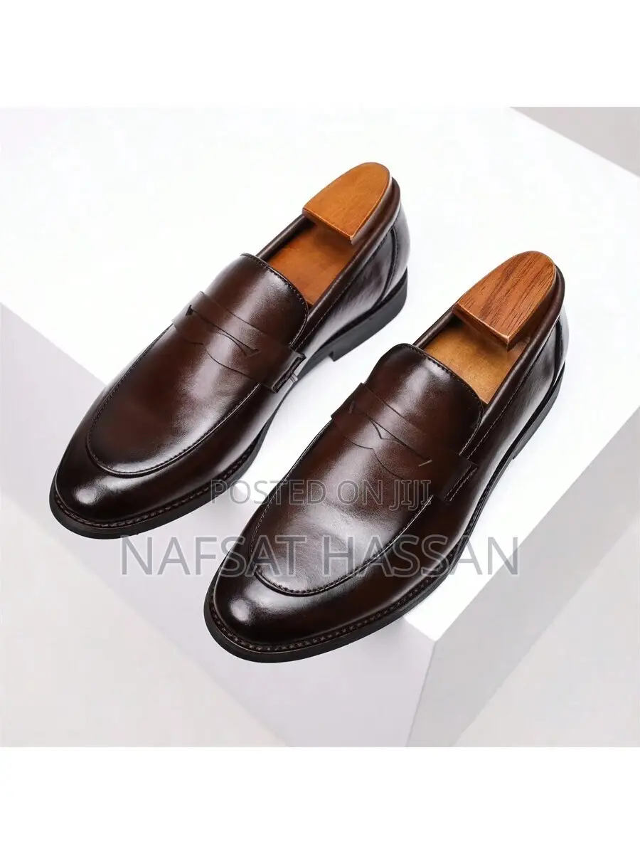 Genuine Leather Slip on Men