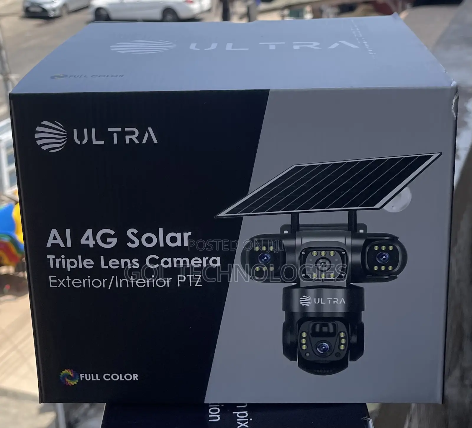Ultra Ai 4g Solar Triple Lens Camera 6mp Ultra 4g Solar Camera