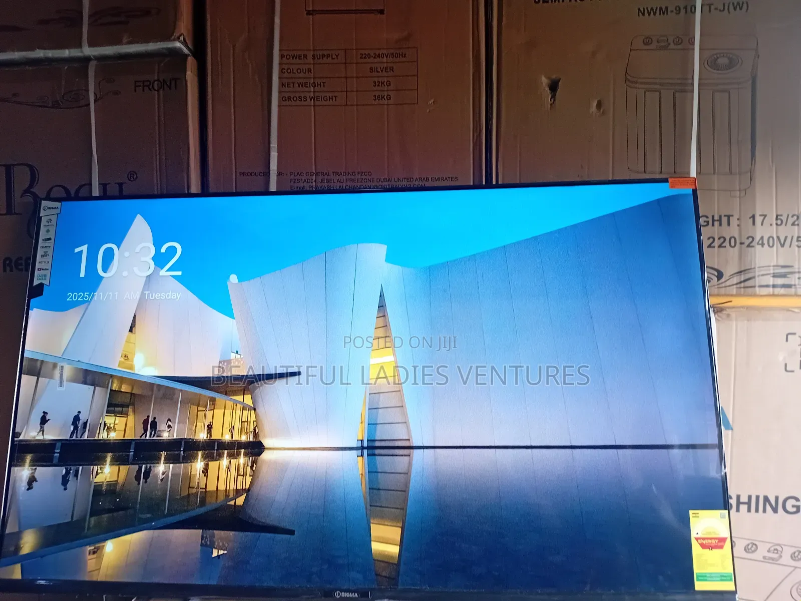 55inches Sigma Tv High Dynamic Range and Dolby Sound Effects