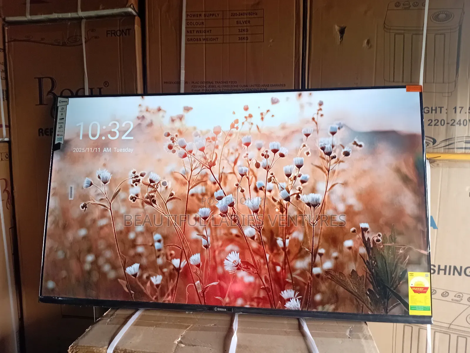 55inches Sigma Tv High Dynamic Range and Dolby Sound Effects