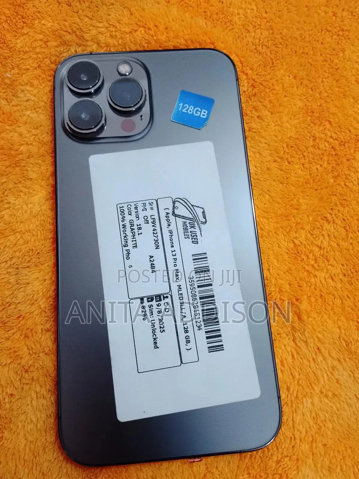 Apple iPhone 13 Pro Max 128 GB Black