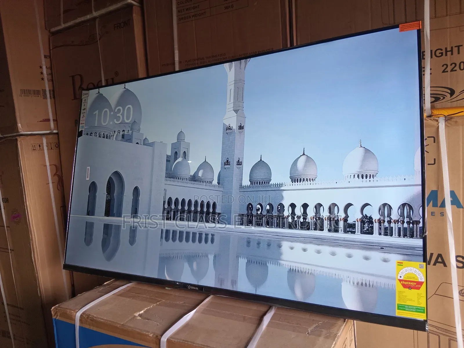 “Sigma 55′′ Smart Tv – Android 14 Os Frameless Design”