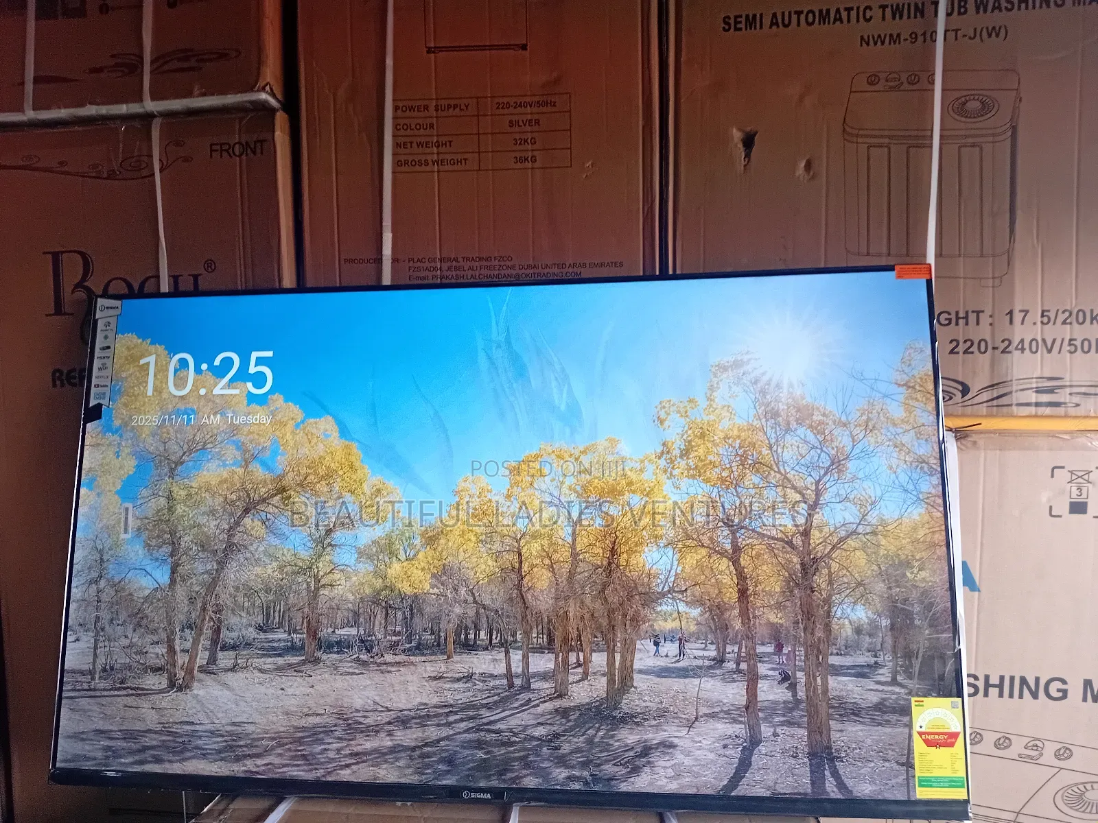 Advanced 55-Inch Smart Android Tv With Sigma and Bluetooth Function