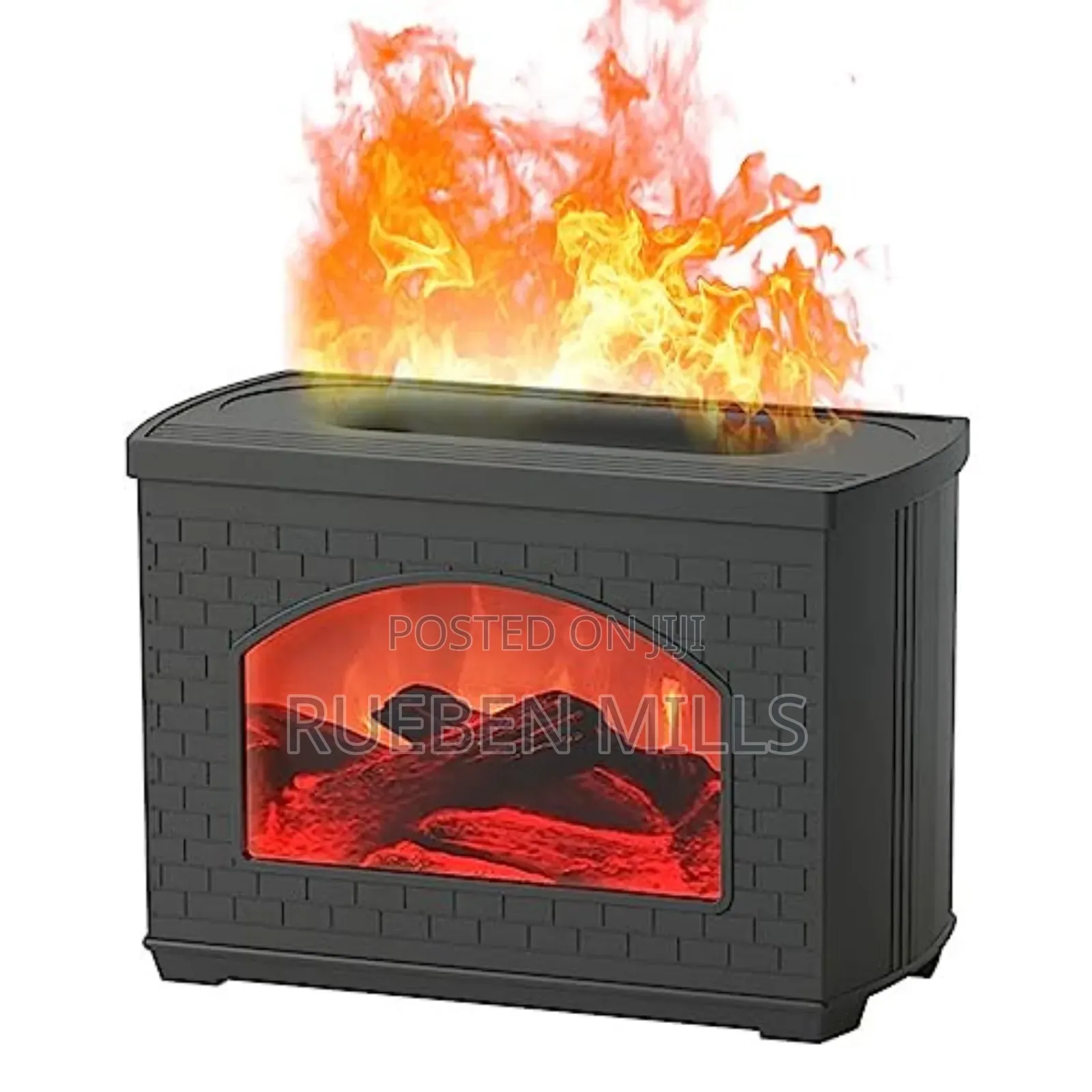 Miokycl 270ml Mist Diffuser Humidifier Simulated Fireplace Design