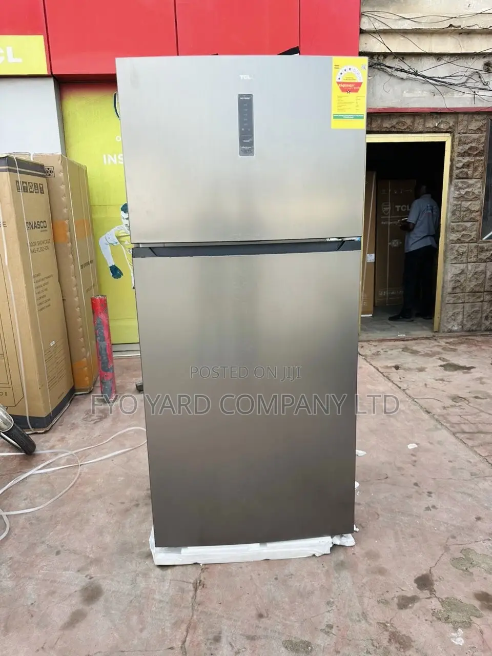 Brand New TCL Refrigerator Two Doors 635lt Stainless Steel - P826tmn