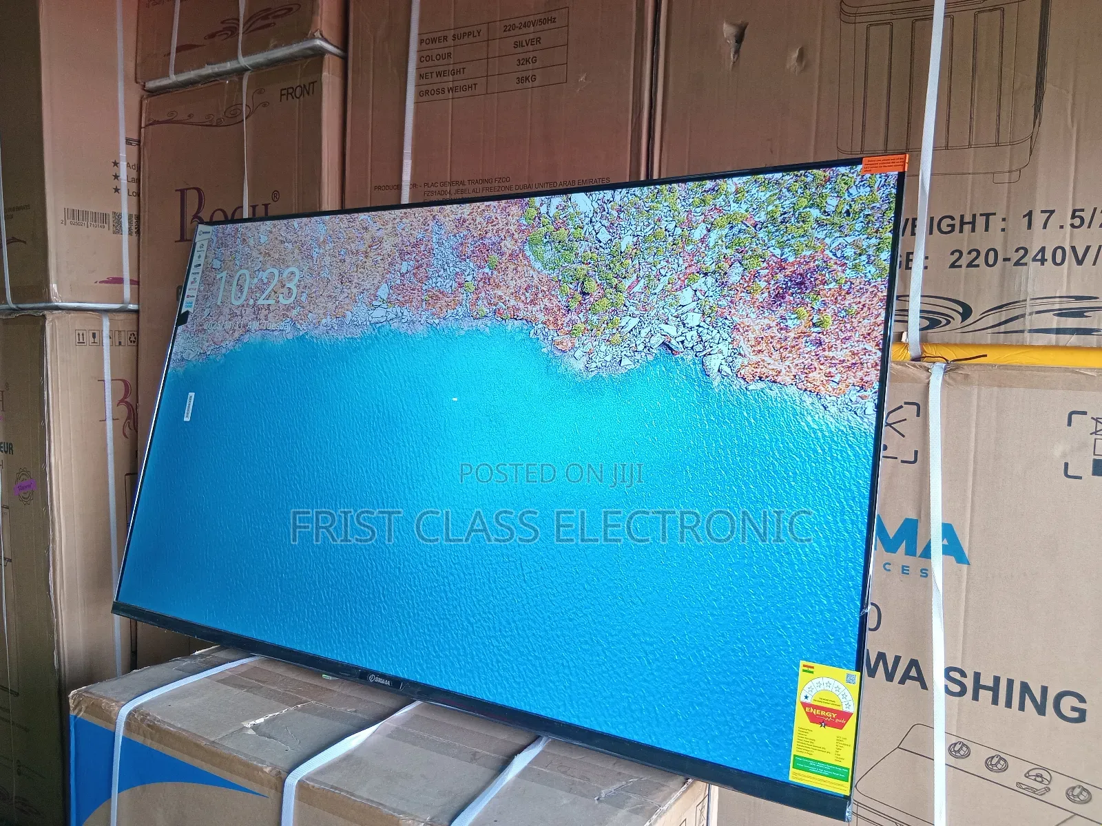 “Sigma 55′′ Smart Tv – Frameless Beauty + Smart Functionality”
