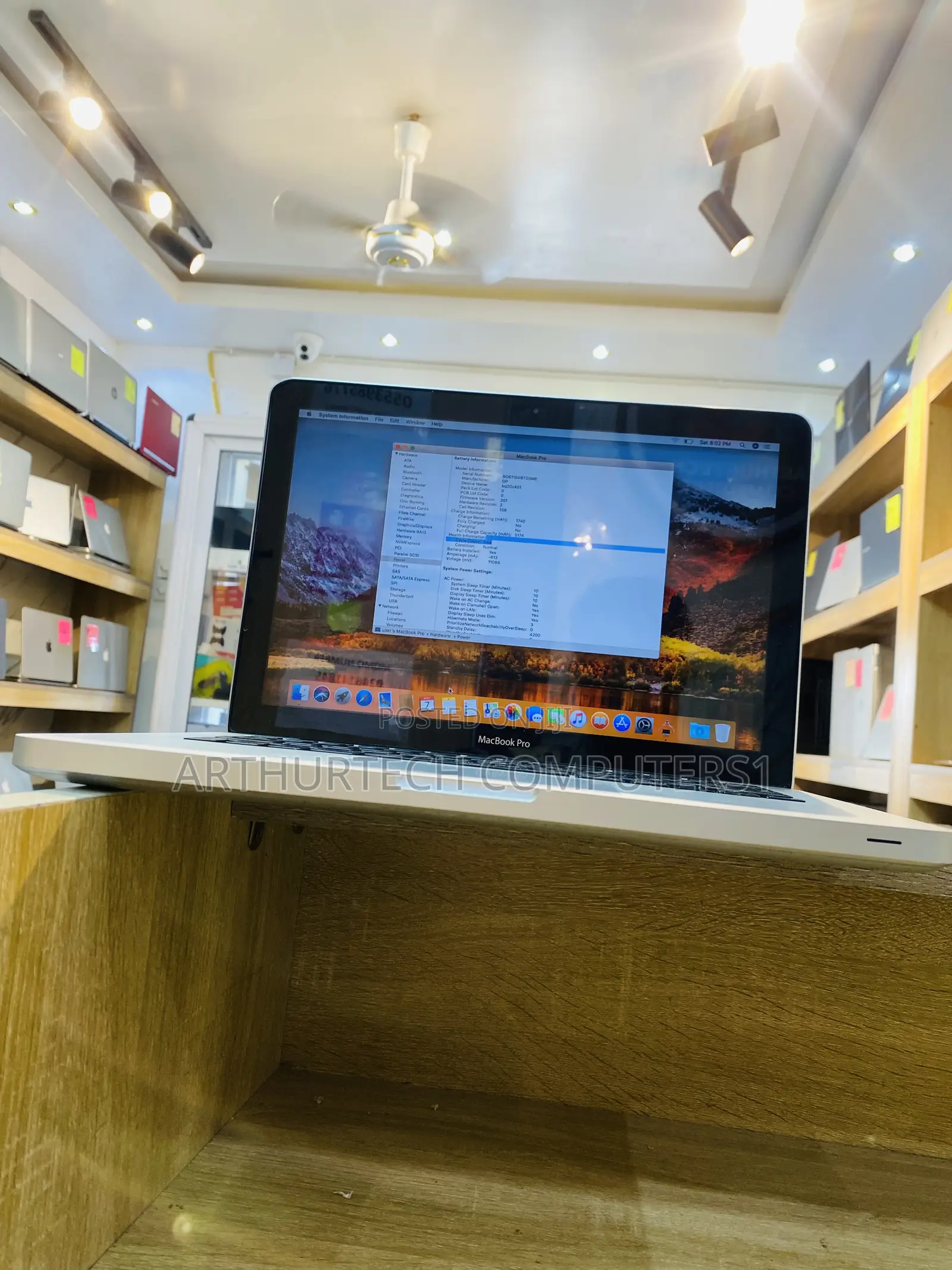 Laptop Apple MacBook Pro 2012 8GB Intel Core I7 SSD 500GB