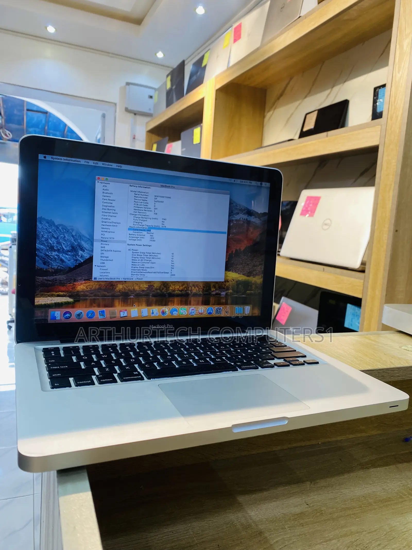 Laptop Apple MacBook Pro 2012 8GB Intel Core I7 SSD 500GB