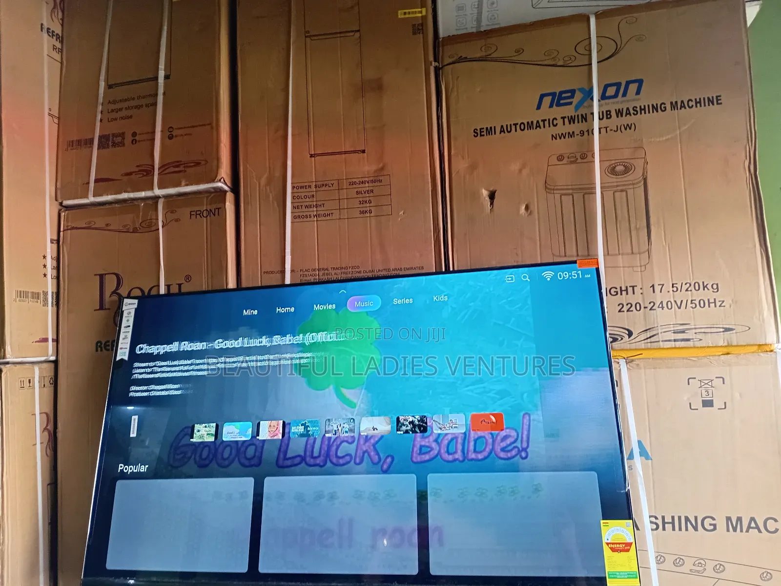 Long-Lasting 55-Inch Smart Led Tv Strong Buildcrystal-Clear Display