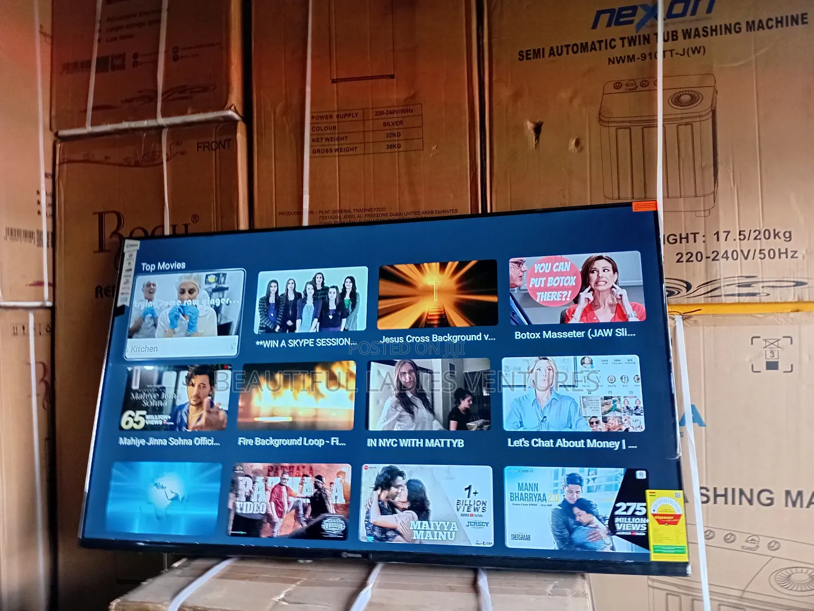 Smart Innovation 55-Inch Tv High-Speed Wi-Fi and Great Color Depth