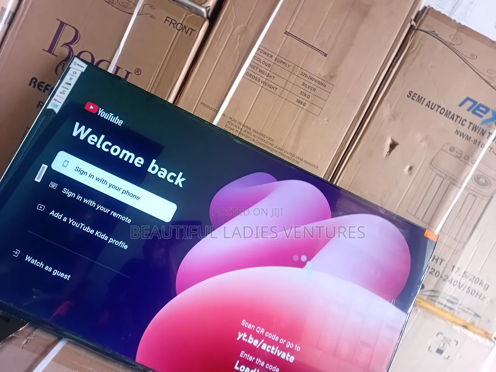 Stunning Sigma 55-Inch Smart Tv Crystal-Clear Display and Built