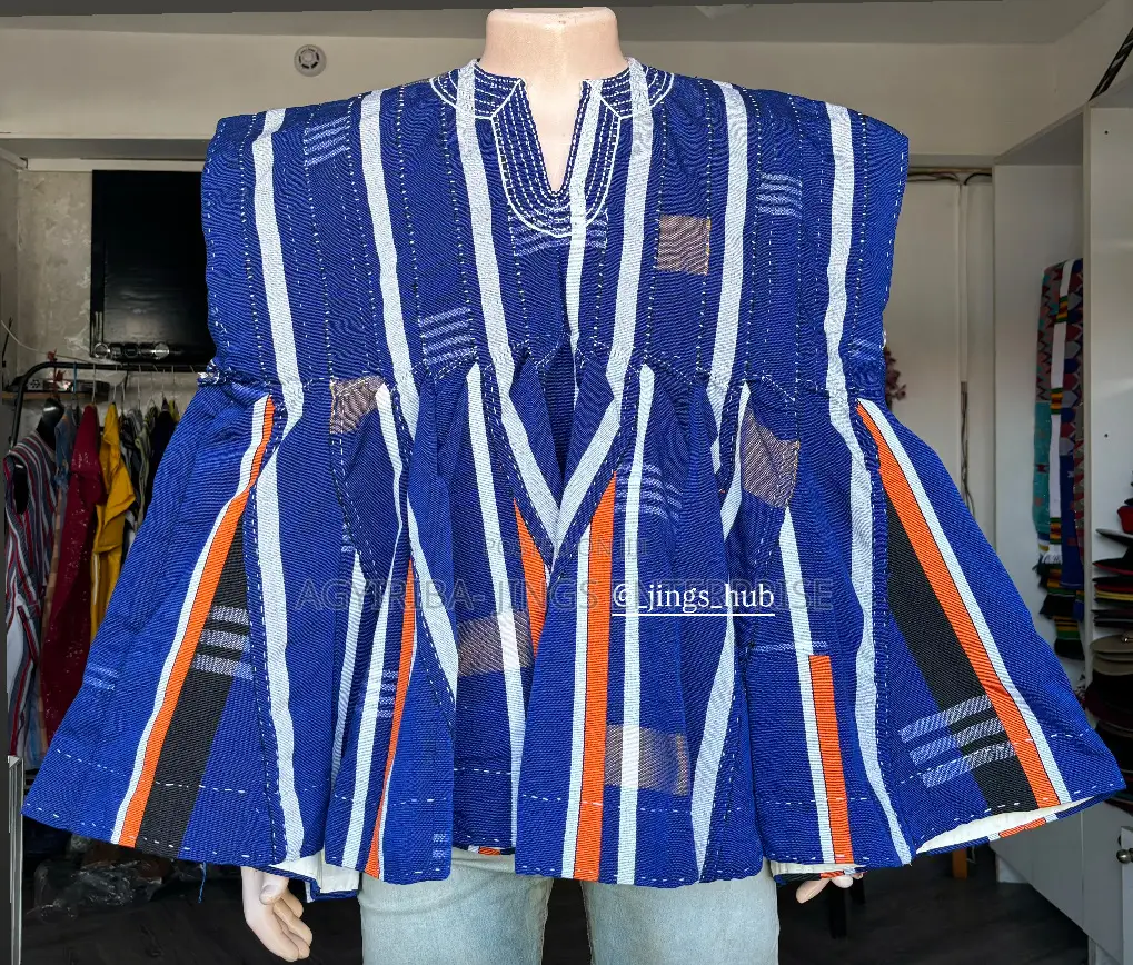 Blue and Orange Men Batakari