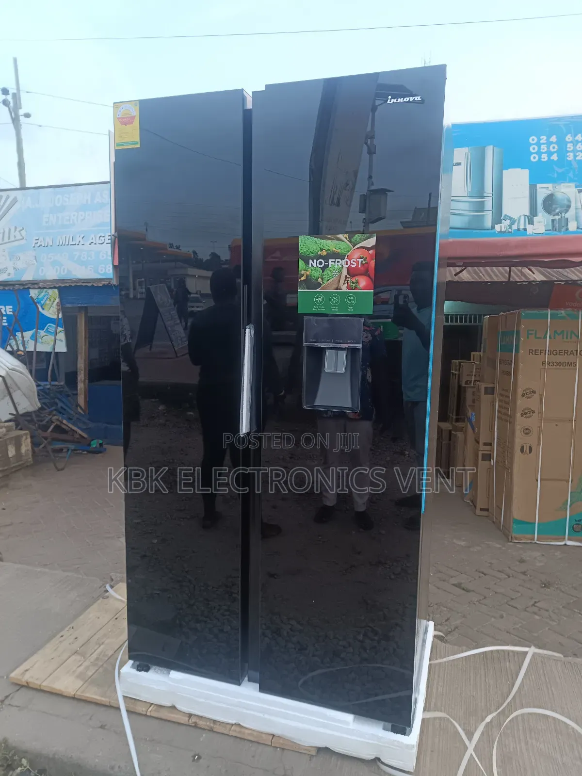 Innova 550ltr Side/Side Refrigerator Water Dispenser .