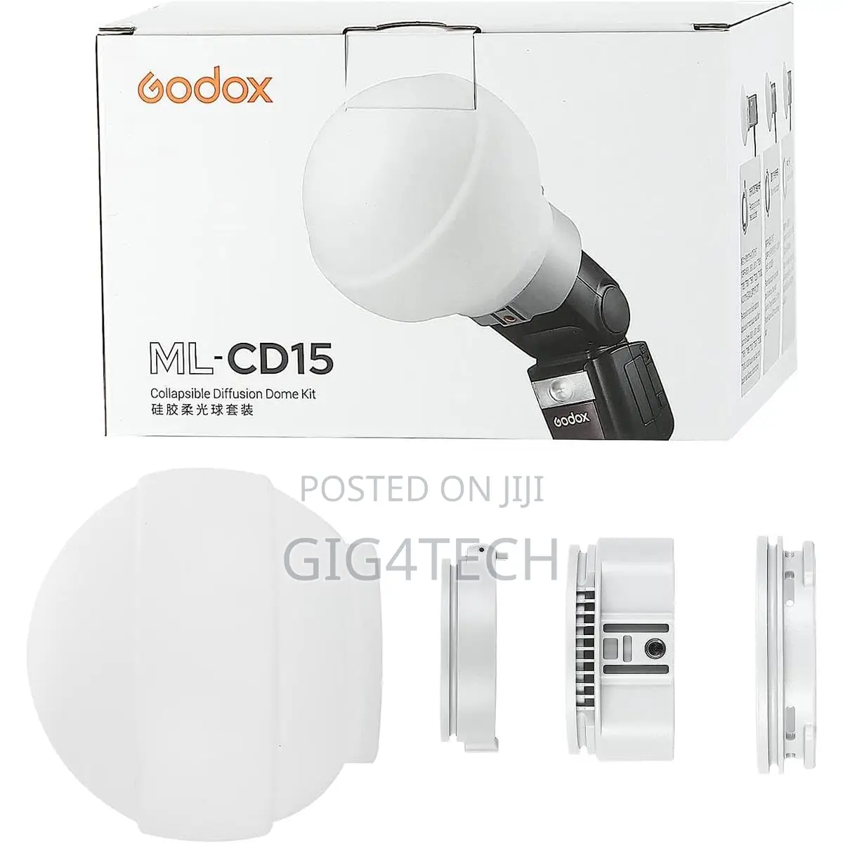 Godox Diffusion Dome Kit Ml-Cd15 for V1 Ad200 Ad400pro Ml60