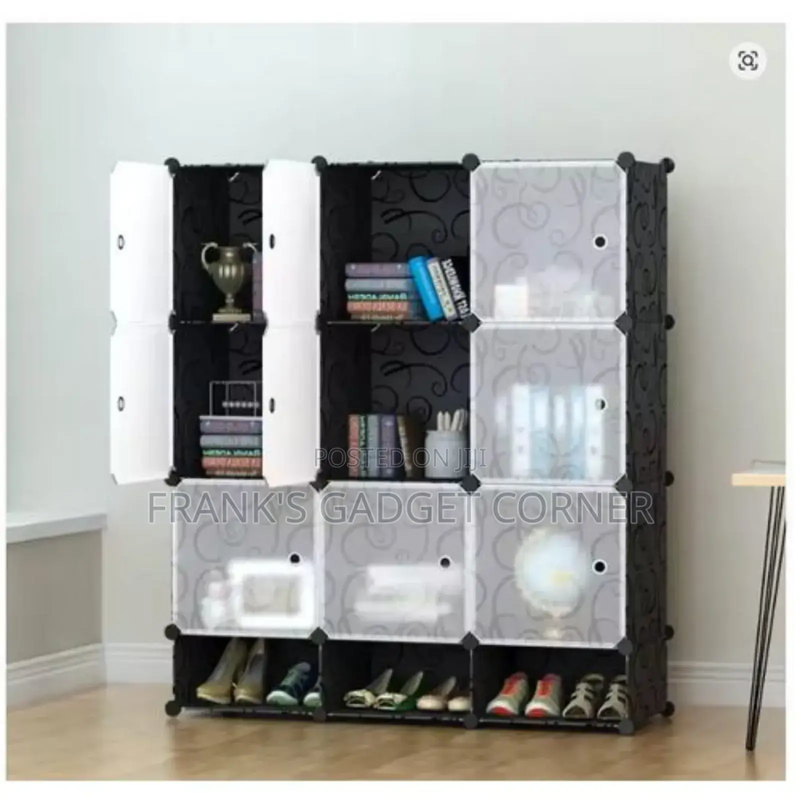 9 Cubes Plastic Wardrobe