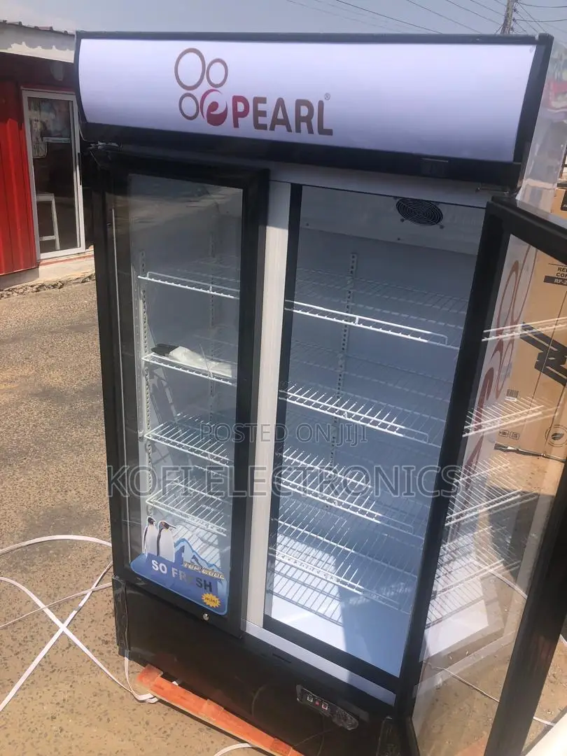 Pearl 400l Double Door Beverage Fridge Serve Fresh Every Time