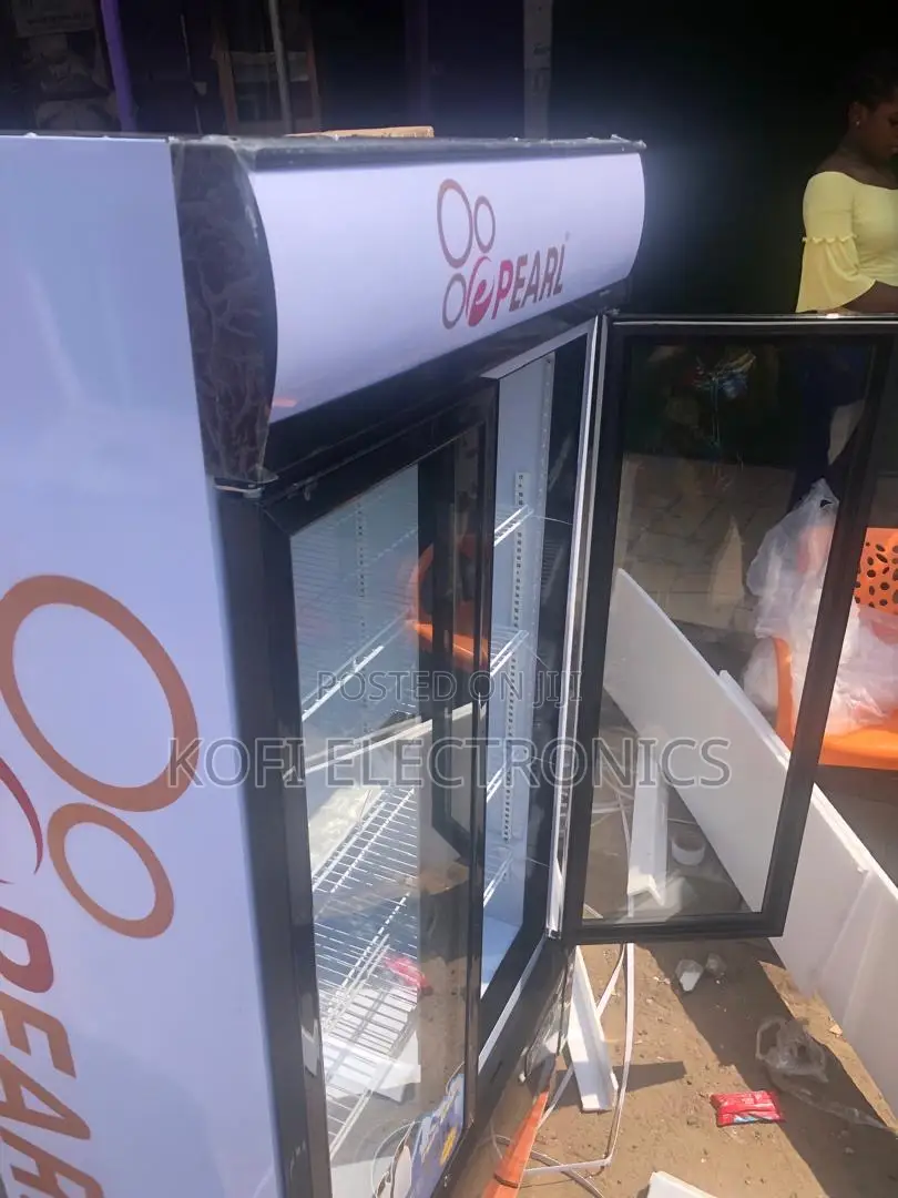 Pearl 400l Dual Door Display Fridge Boost Your Business in Style