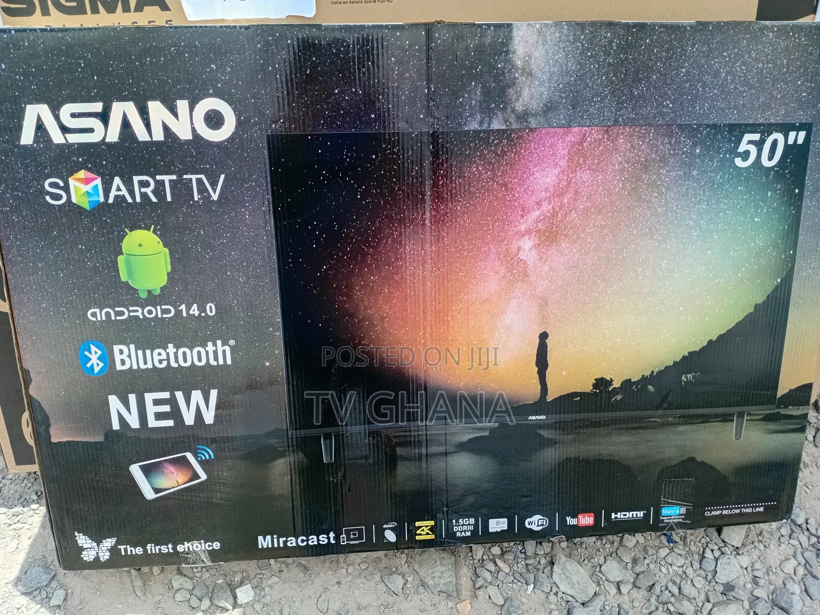 **Asano 50 Inches Smart Led Tv – Stunning Picture Quality**L