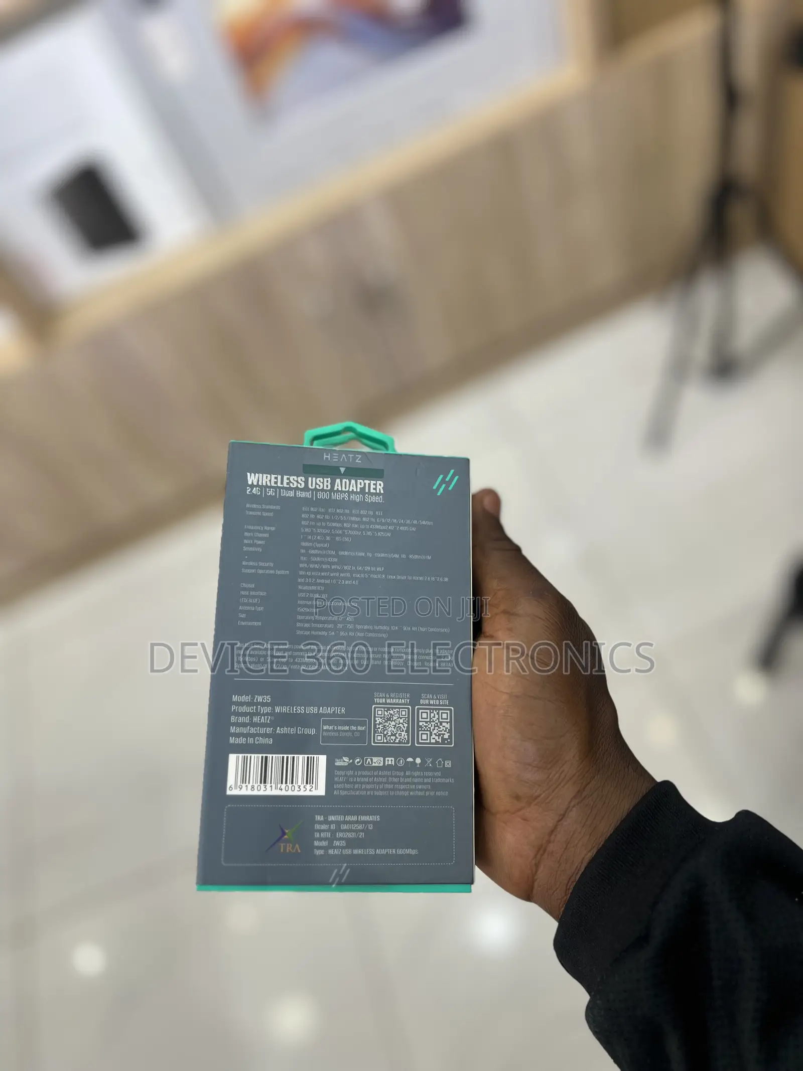 Heatz Zw35 5g Wireless Usb Adapter