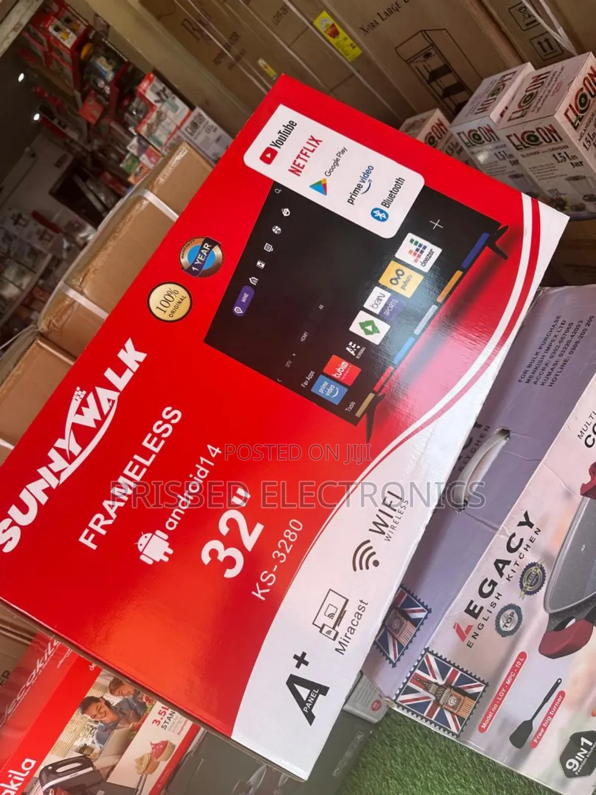 Sunnywalk Frameless 32" Smart With Netflix
