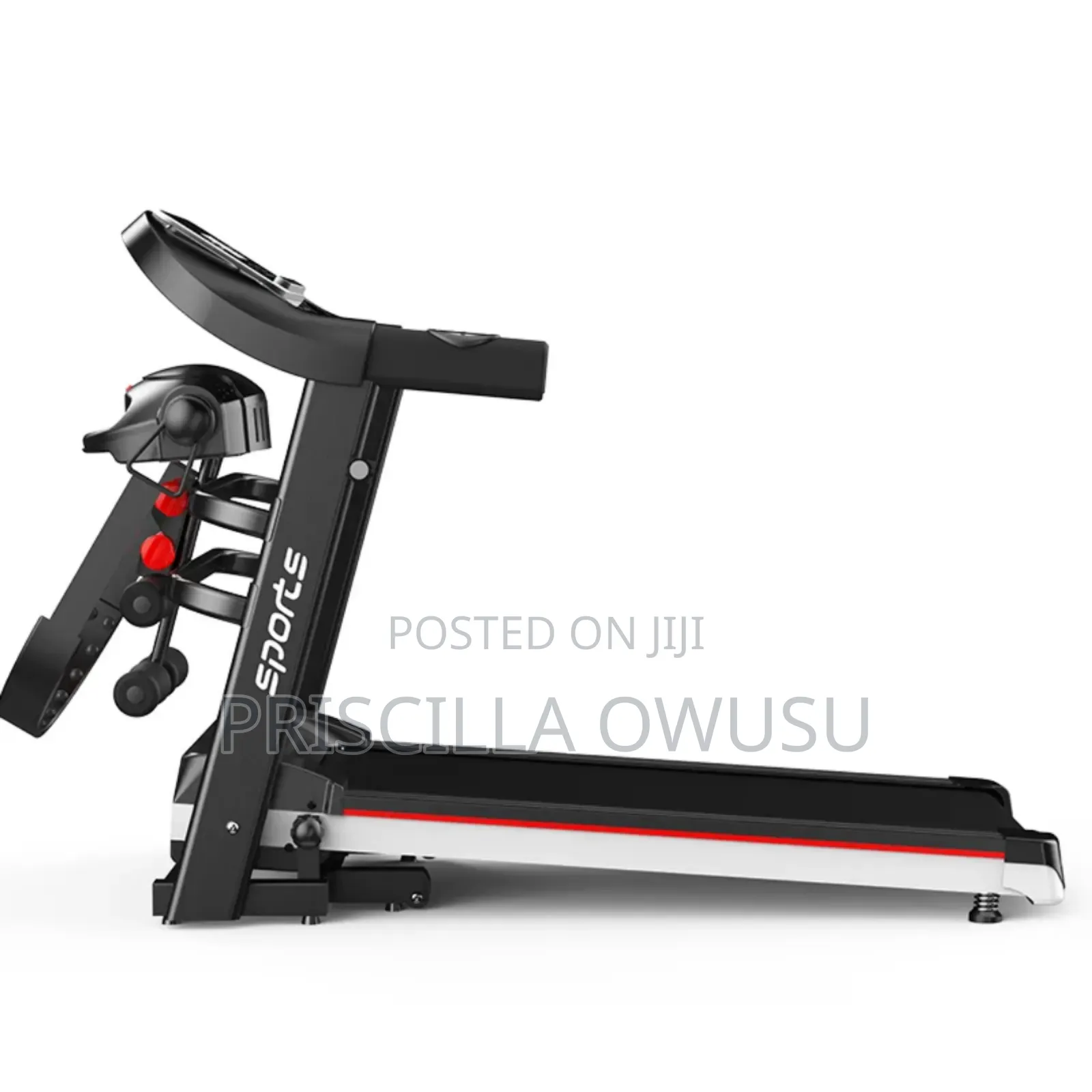Treadmill With Massager and Dumbell