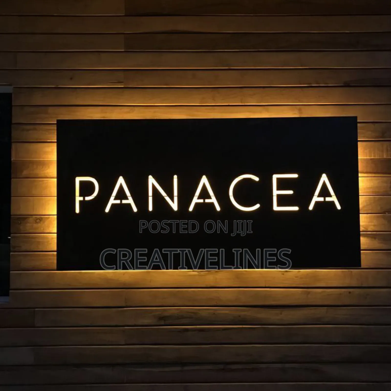 Back Sign With Yellow Light