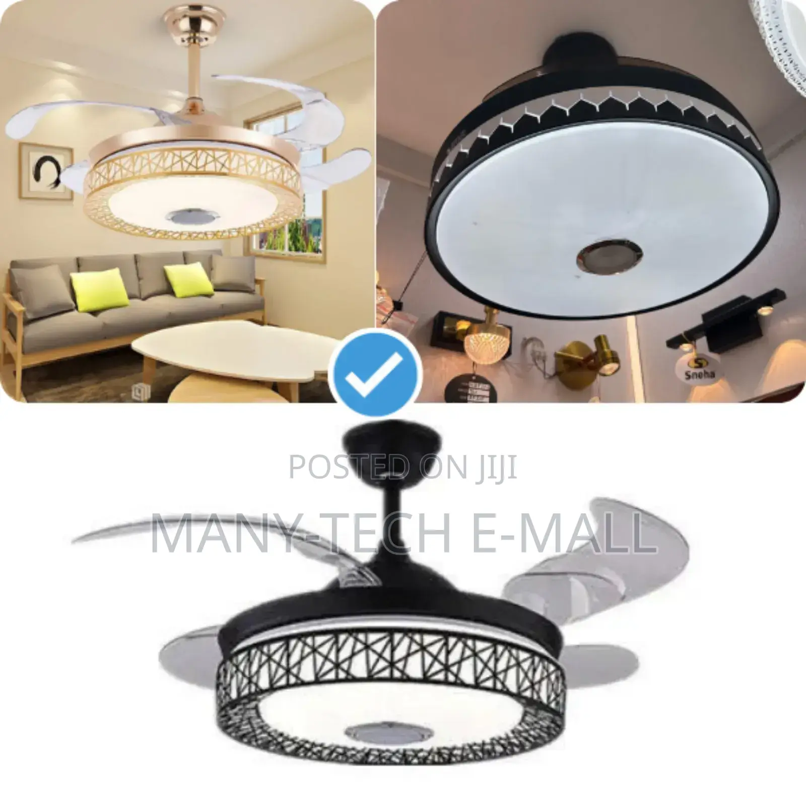 Fan With Light (Bluetooth)