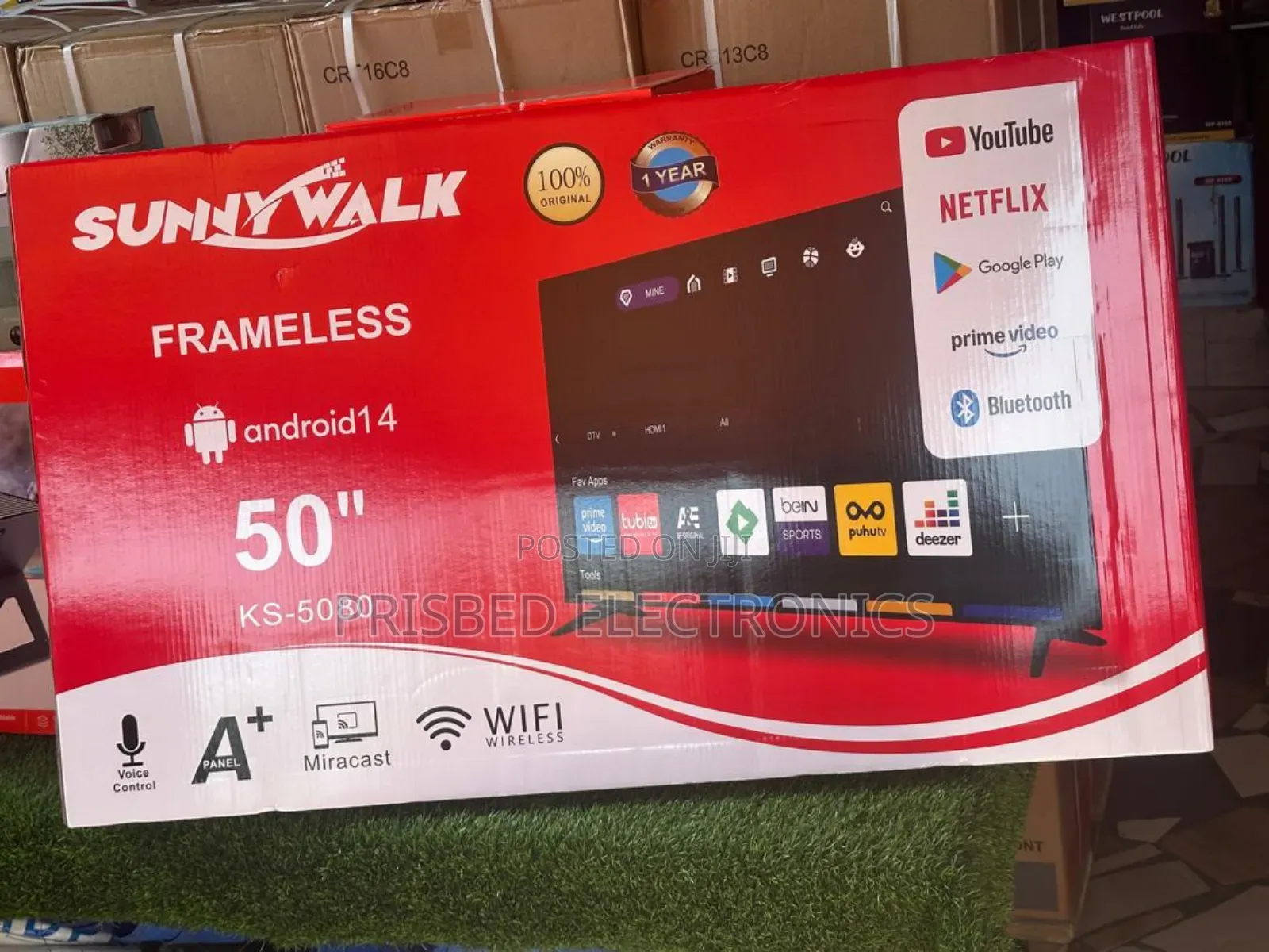 Sunnywalk 50" Smart Frameless Tv