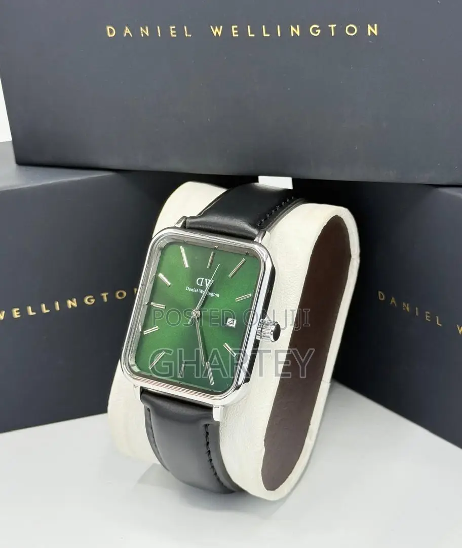 Daniel Wellington Rectangular Case Dial Leather Watch