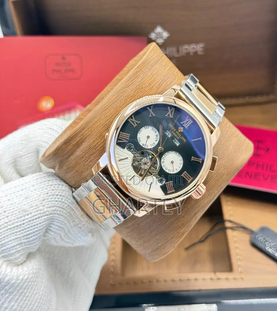 Patek Philippe Complications Tourbillon Two Toned Mechanical Watch