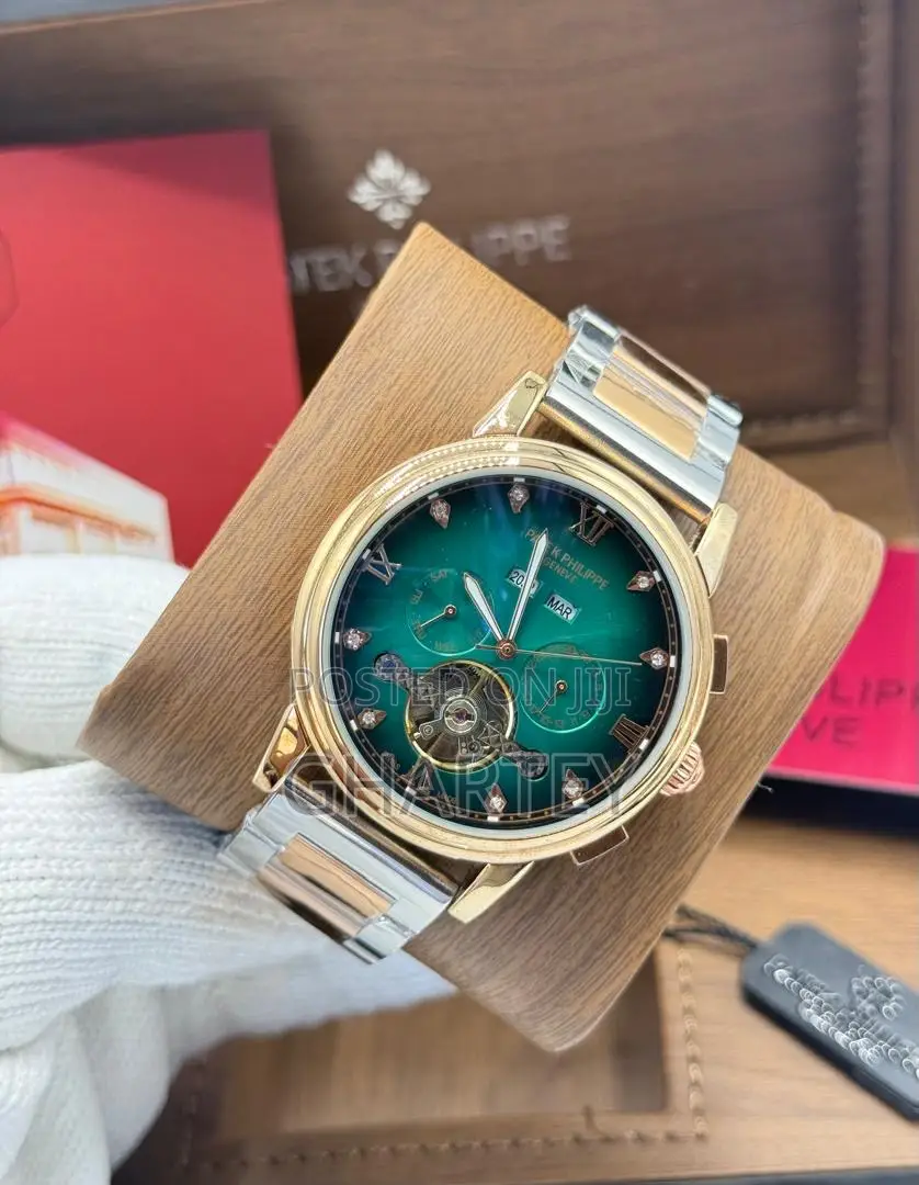 Patek Philippe Complications Tourbillon Two Toned Mechanical Watch