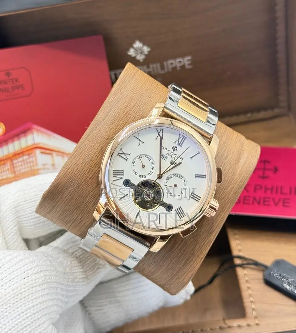 Patek Philippe Complications Tourbillon Two Toned Mechanical Watch