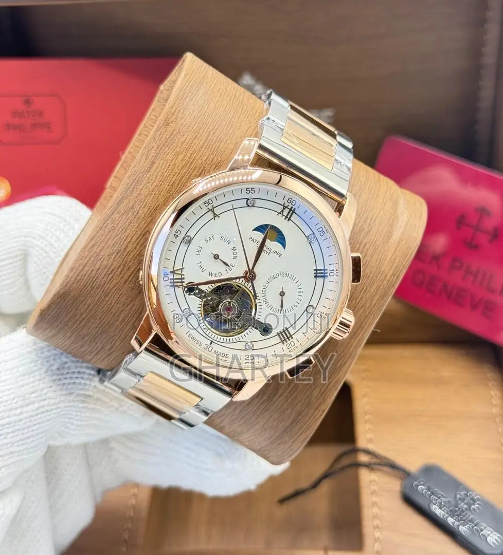 Patek Philippe Complications Tourbillon Two Toned Mechanical Watch
