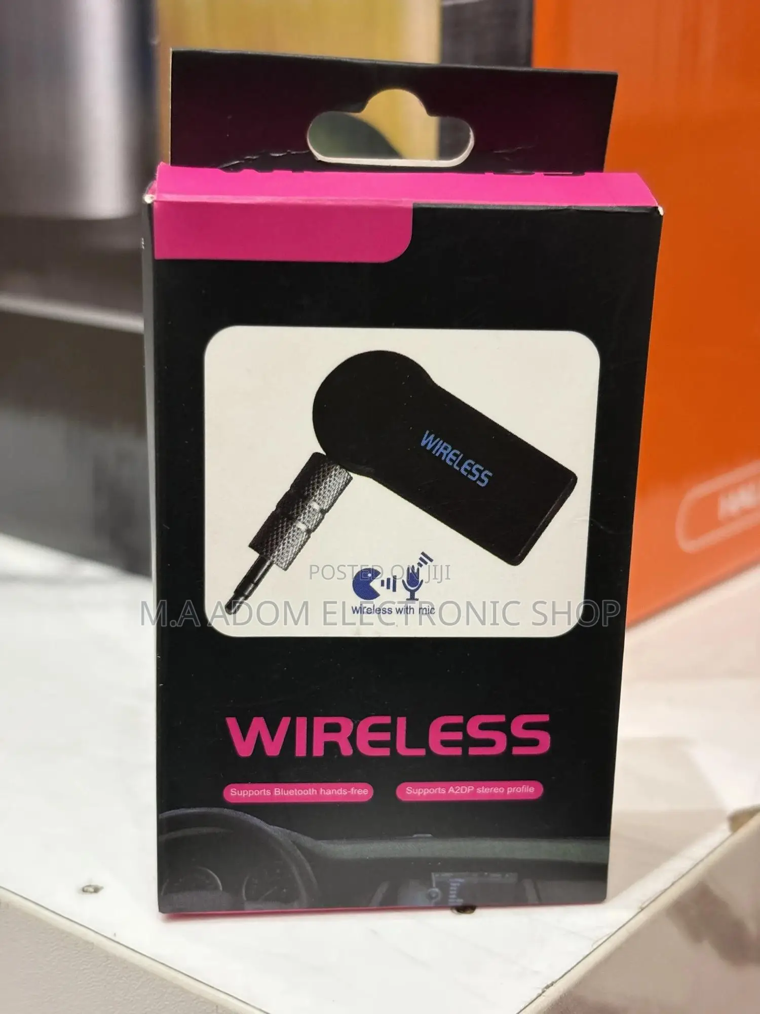3.5mm Wireless Bluetooth Receiver Kit for Cars Phones Pc